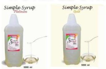 Jeriken simple syrup grade Platinum dan Gold