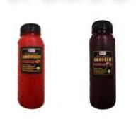 Dua botol smoothies Gholy